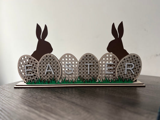 Rattan Easter Decor