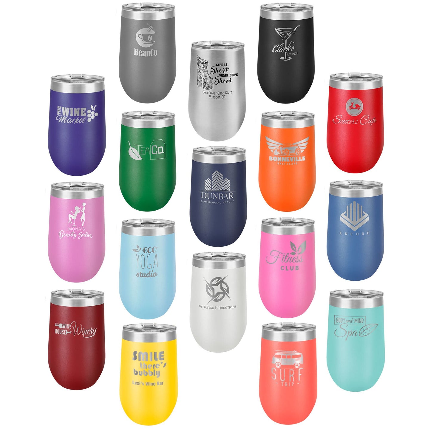 16 oz stemless wine tumbler