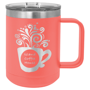 15 oz mug with slider lid