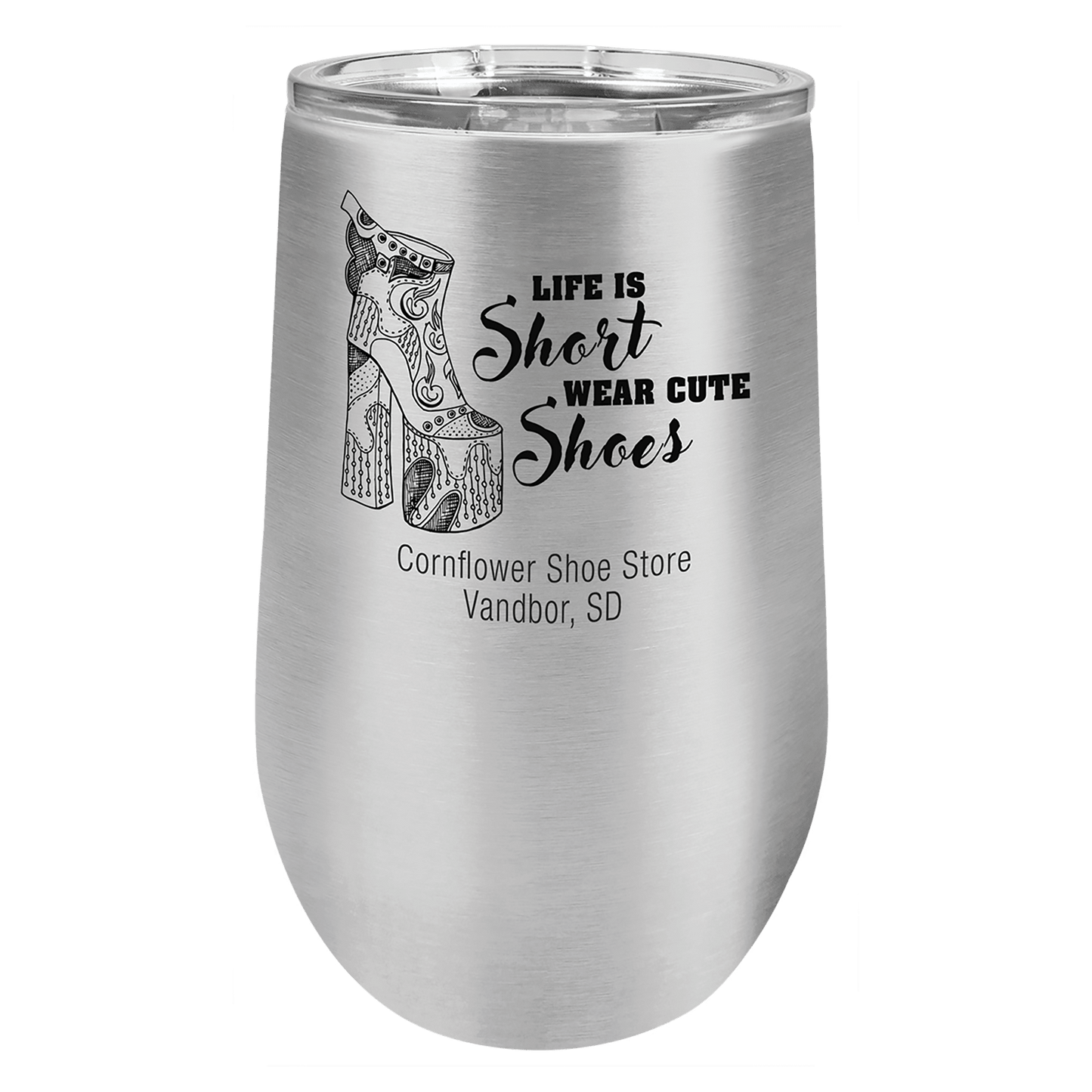 16 oz stemless wine tumbler