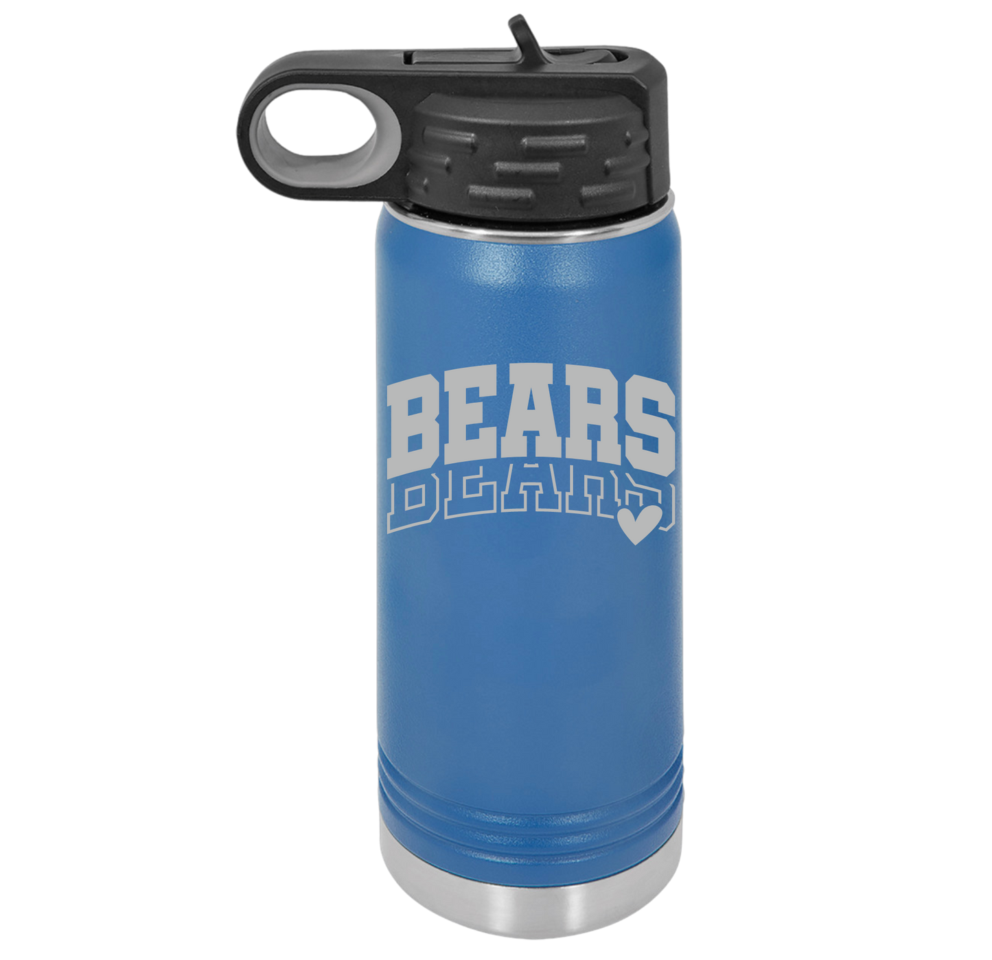 20 oz blue water bottle