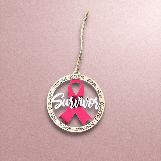 Breast cancer awareness ornaments