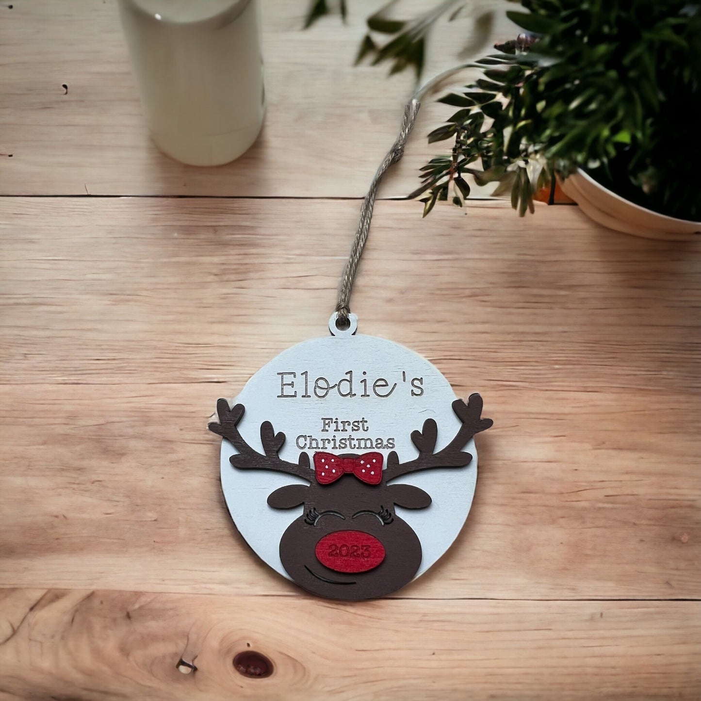 Baby's First Christmas Reindeer Ornament