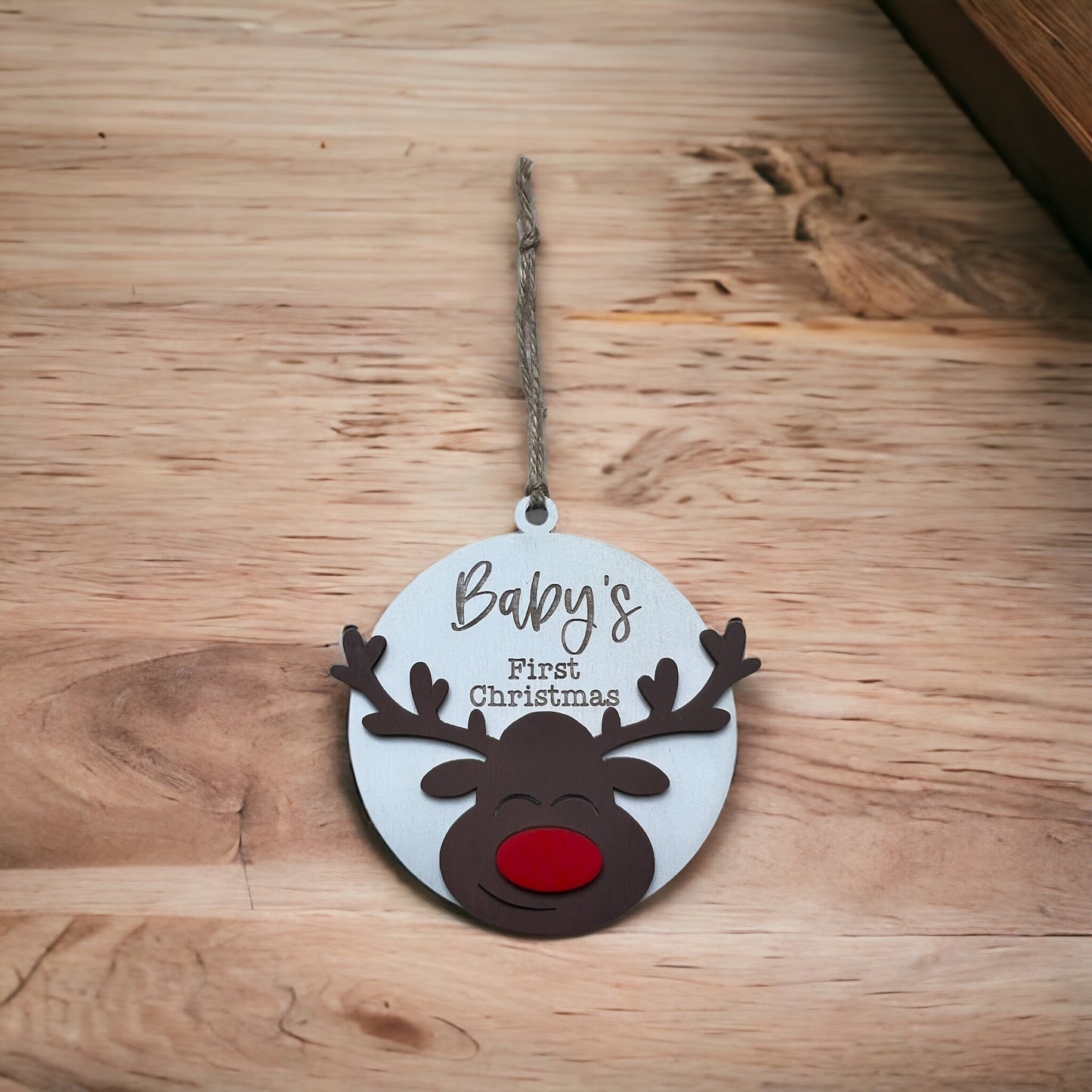 Baby's First Christmas Reindeer Ornament