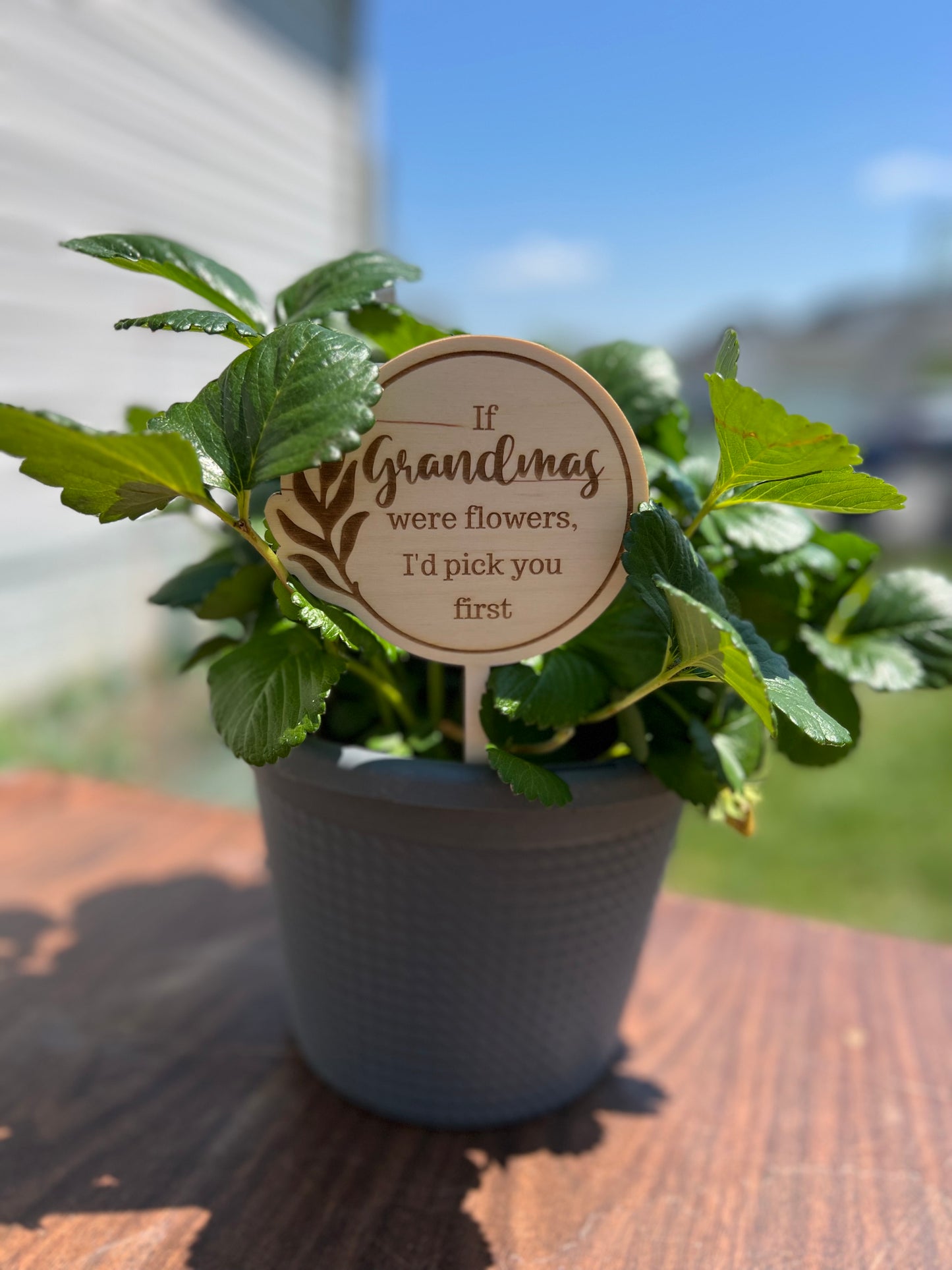 Personalized Flower Stakes