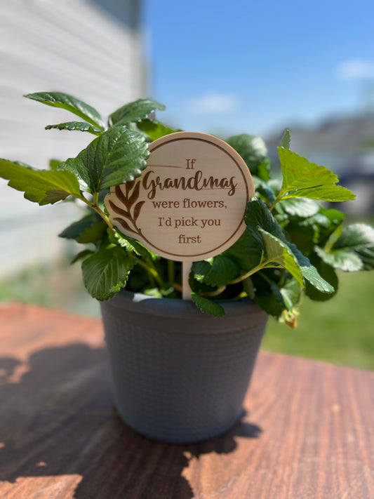 Personalized Flower Stakes