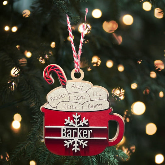 Personalized Hot Cocoa Ornament