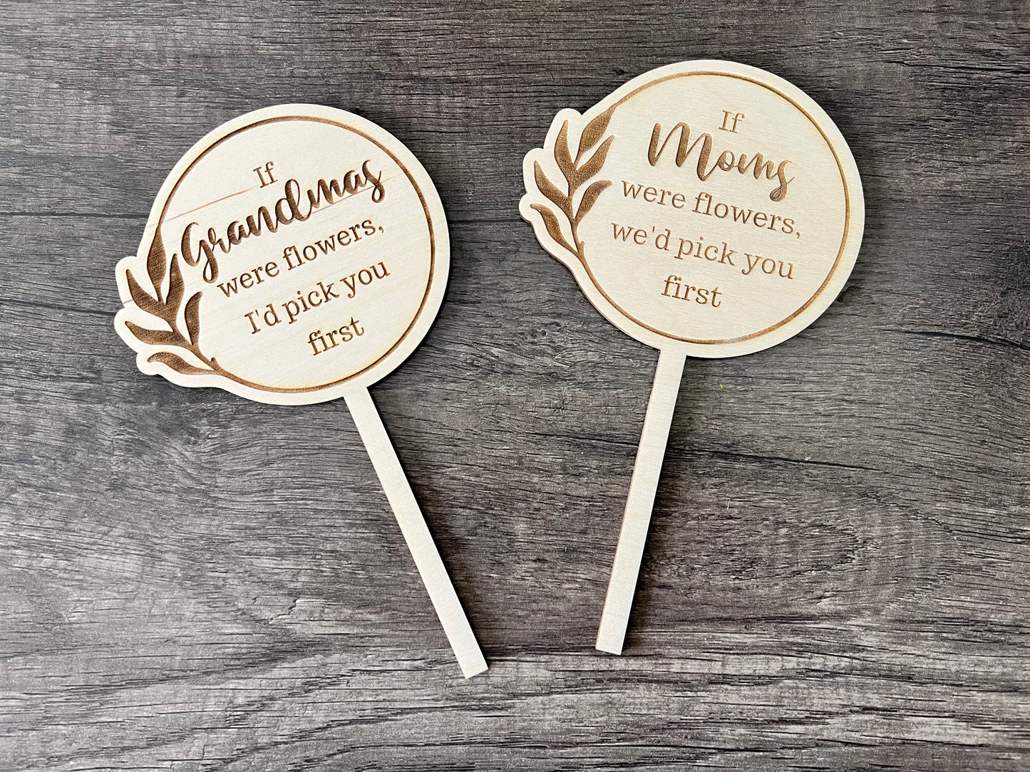 Personalized Flower Stakes