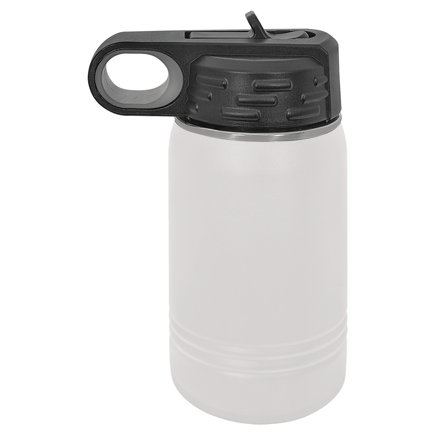 12 oz white water bottle