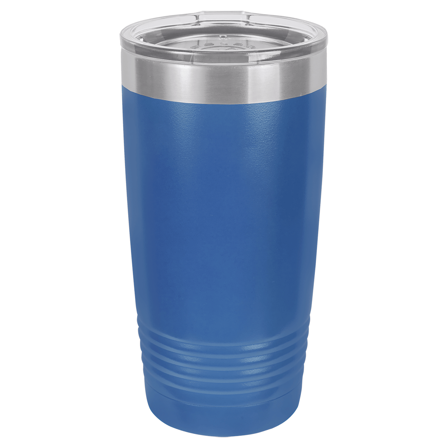 20 oz blue tumbler with lid