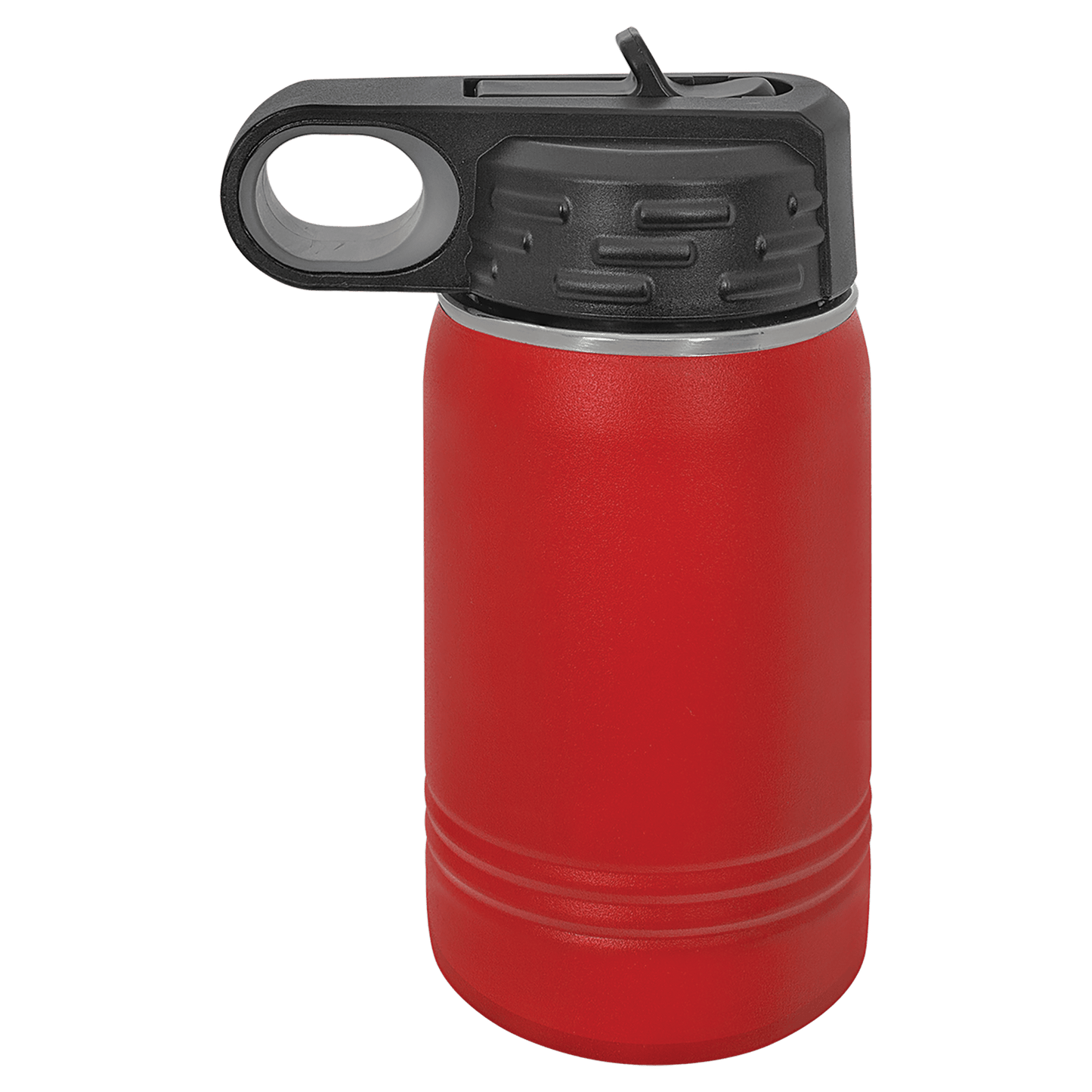 12 oz red water bottle