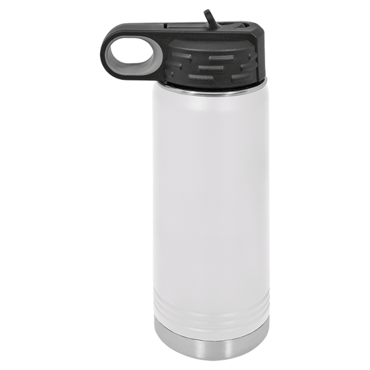 32 oz white water bottle