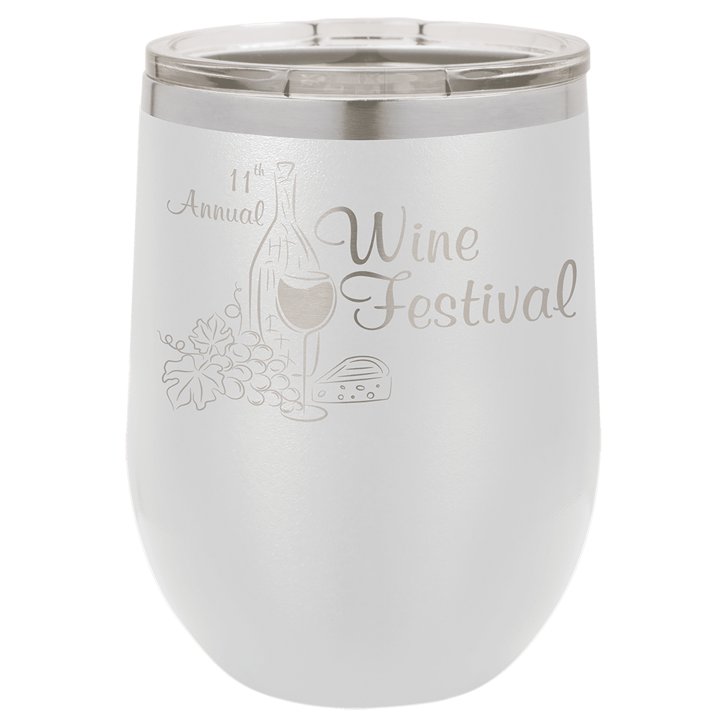 Oktoberfest 12 oz stemless wine tumbler