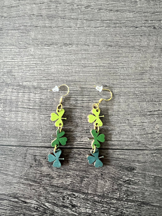 Shamrock Dangle Earring